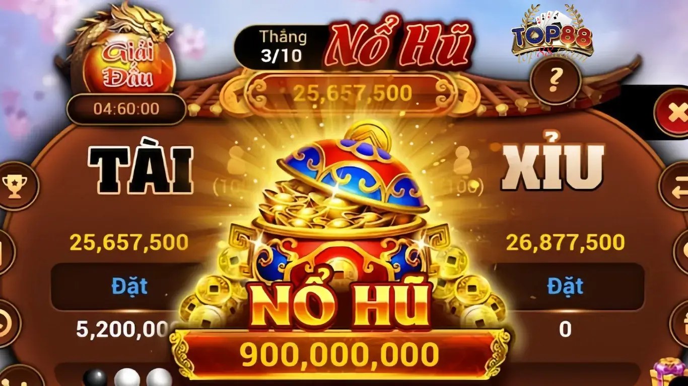 Top 10 Game Tài Xỉu Uy Tín hũ lớn thưởng cao 2024